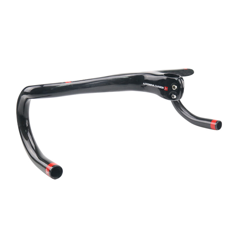 Road Drop Bar Bicycle Handlebar Integrated Stem Carbon Fiber Ultra-light Cycling