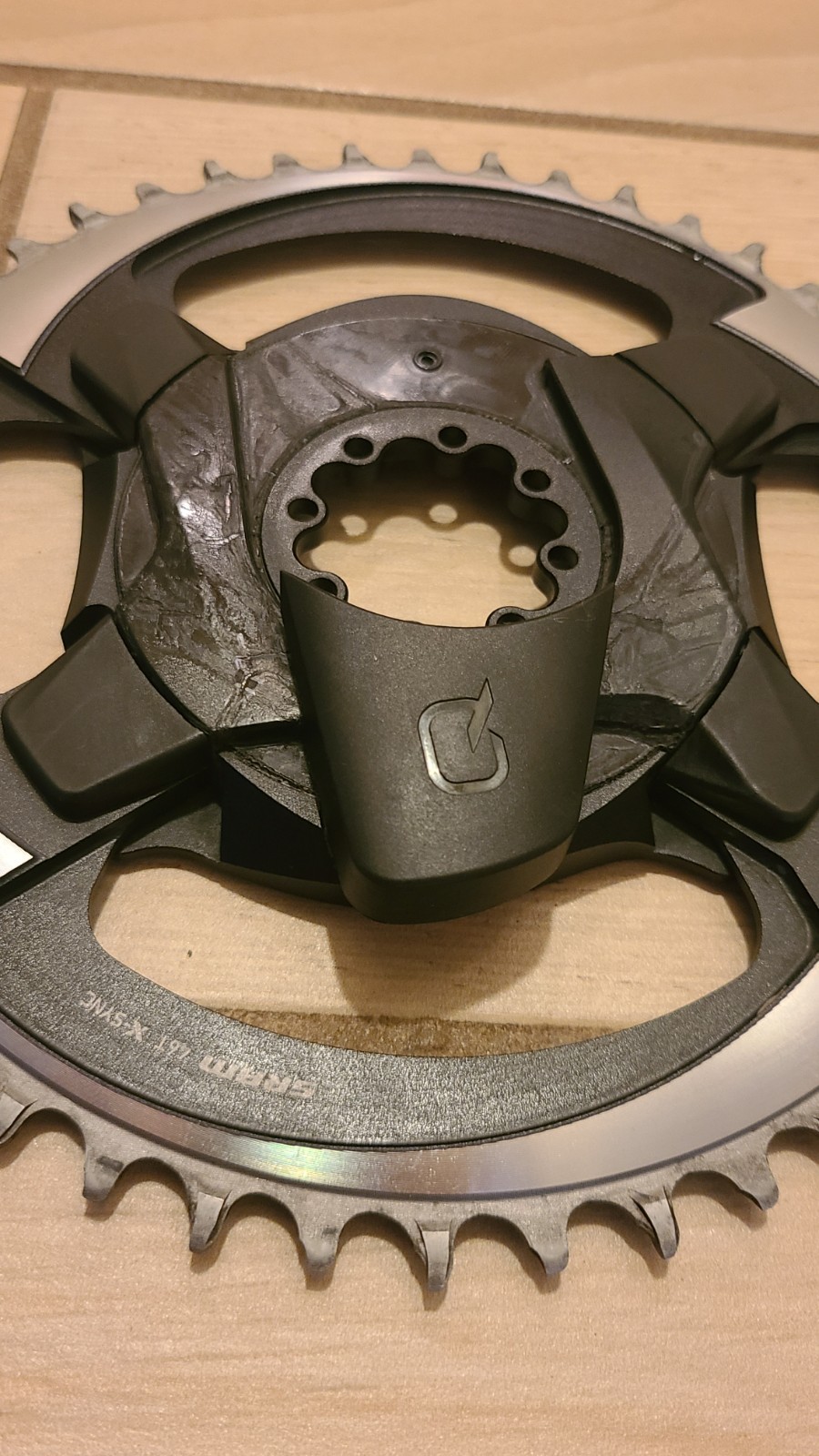 SRAM Red Force Quarq Power Meter Spider + X-Sync 46t Chainring Gravel 12/13 XPLR