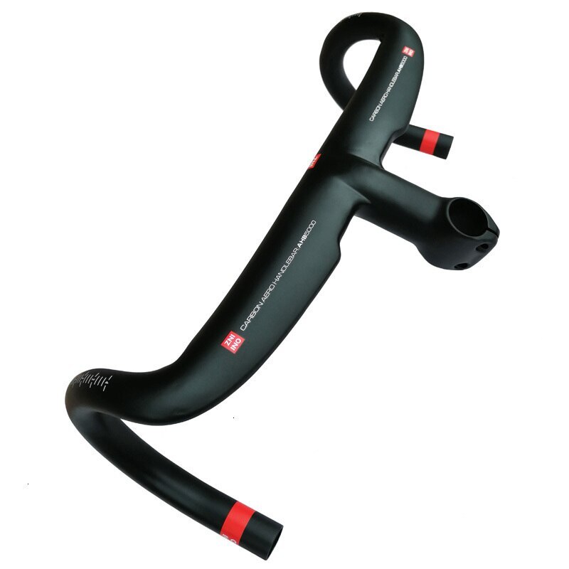 400/420/440mm Carbon Road Bike Integrated Handlebar Bicycle Bent Bars with Stem