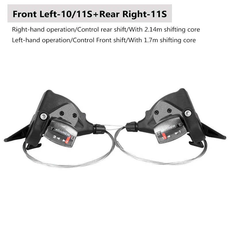 Bicycle Derailleur Front Rear Shift Lever 7/8/9/10/11Speed MTB Mountain Bike Shi