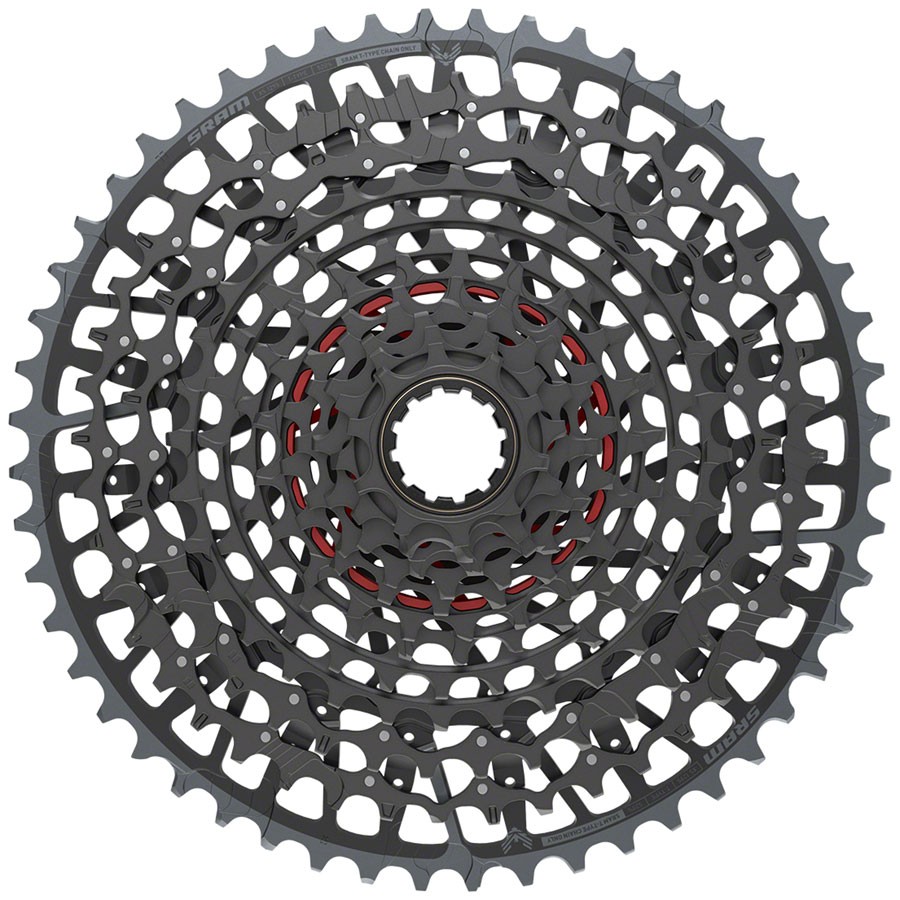 SRAM X0 Eagle T-Type XS-1295 Cassette – 12-Speed, 10-52t, For XD Driver, Black