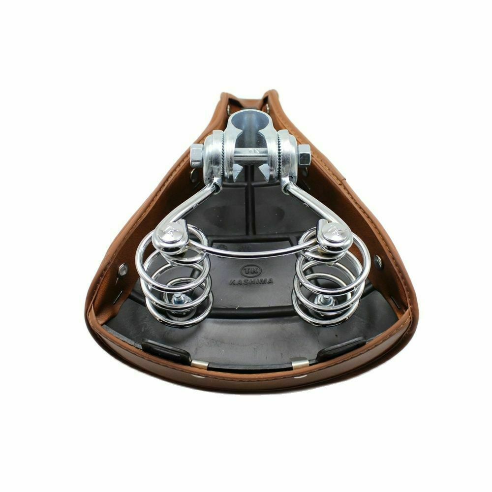 25*20cm Retro Bicycle Saddle PU Leather Cycling Vintage Folding Bike Seat