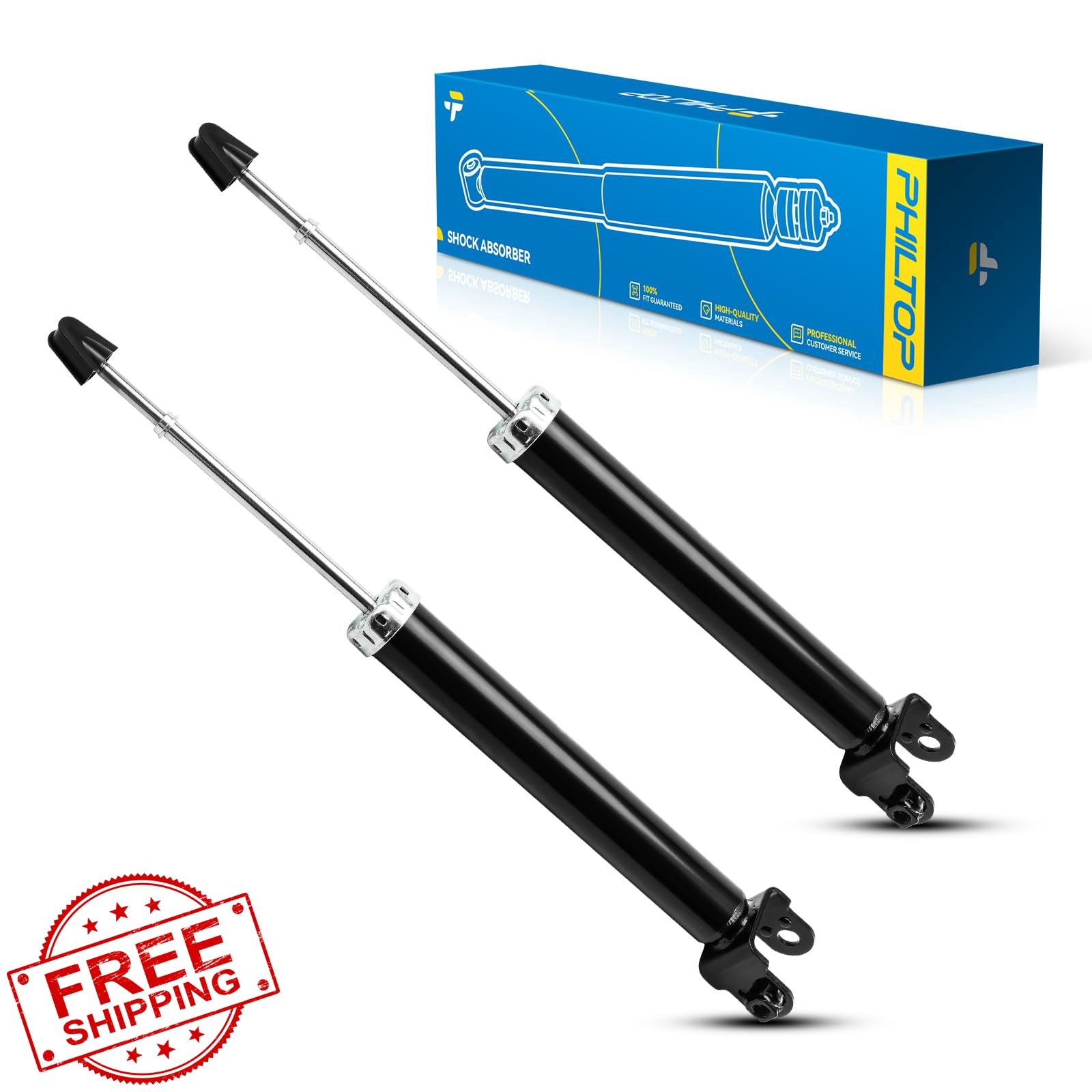 PHILTOP Rear Struts Pair Altima Shock Absorbers Replacement Assembly 2002-2006
