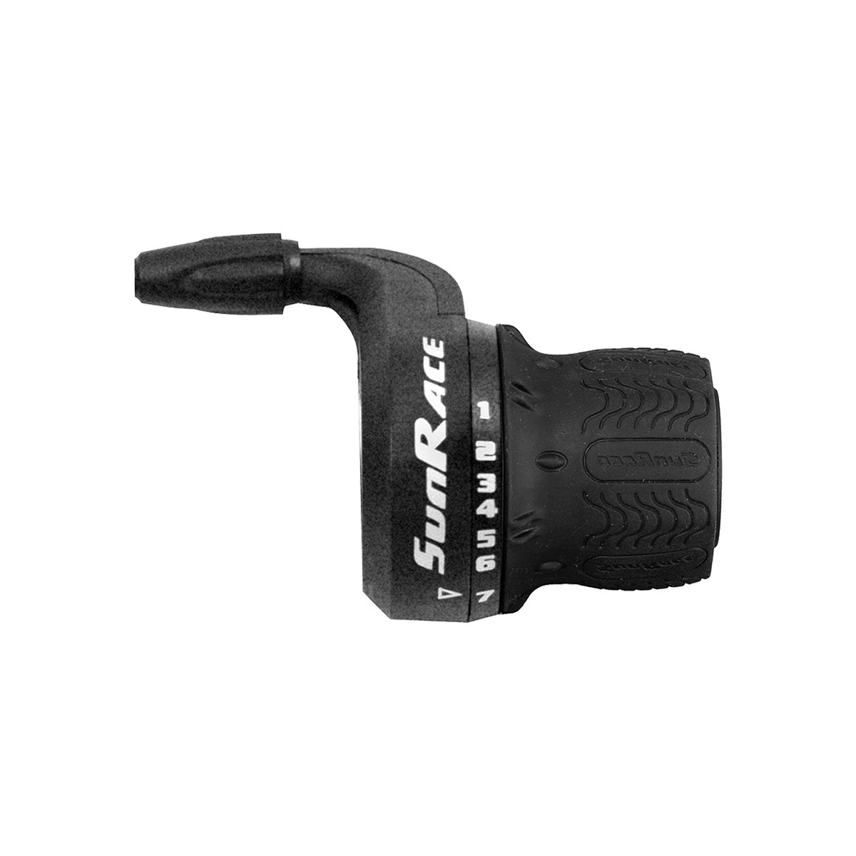 Sunrace M27 Twist Shifter for 7-Speed Bikes with Built-in Cable Adjuster & TPR