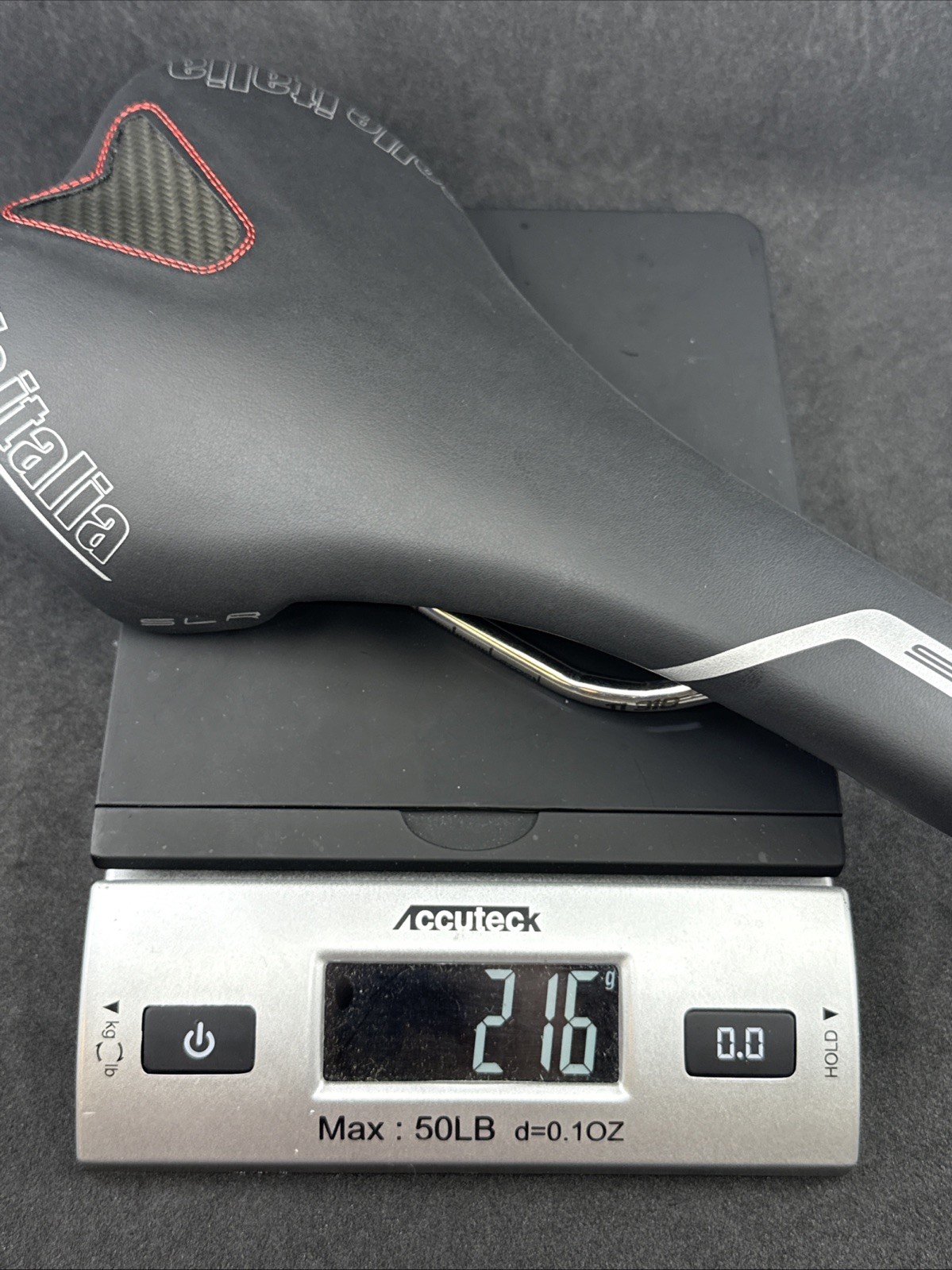 Selle Italia SLR Ti316 Rail Black Red Silver Saddle 275mm x 135mm MSRP $175!