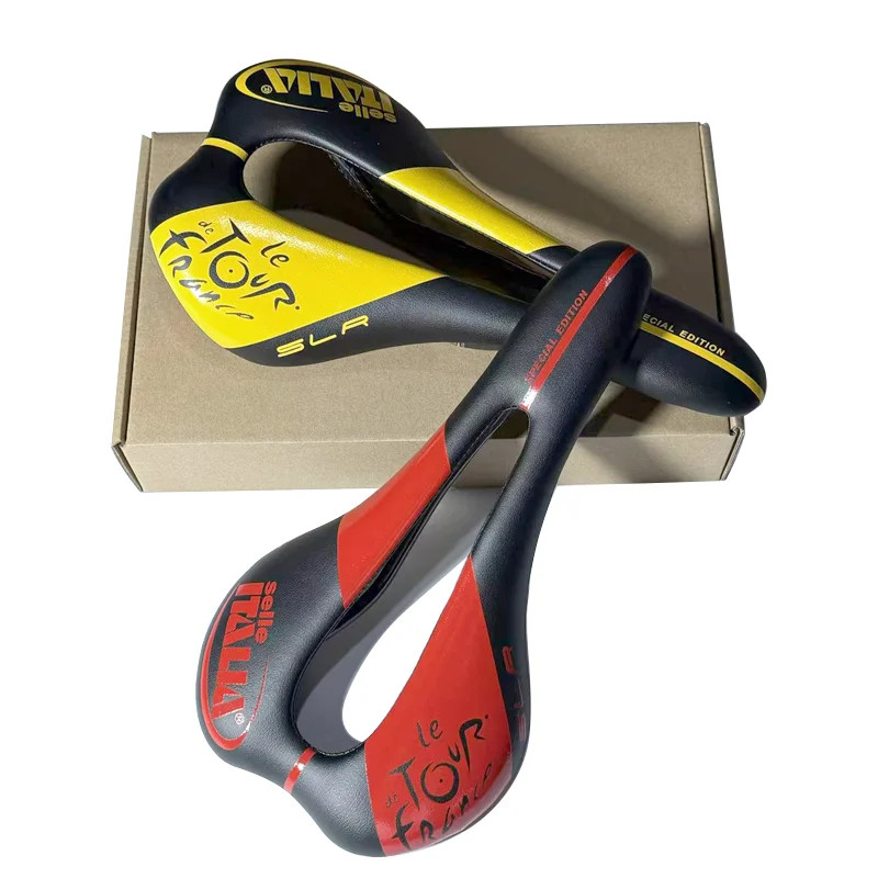 Full Carbon Fiber Bike Saddle Ultralight MTB Road Racing Seat Open Superflow