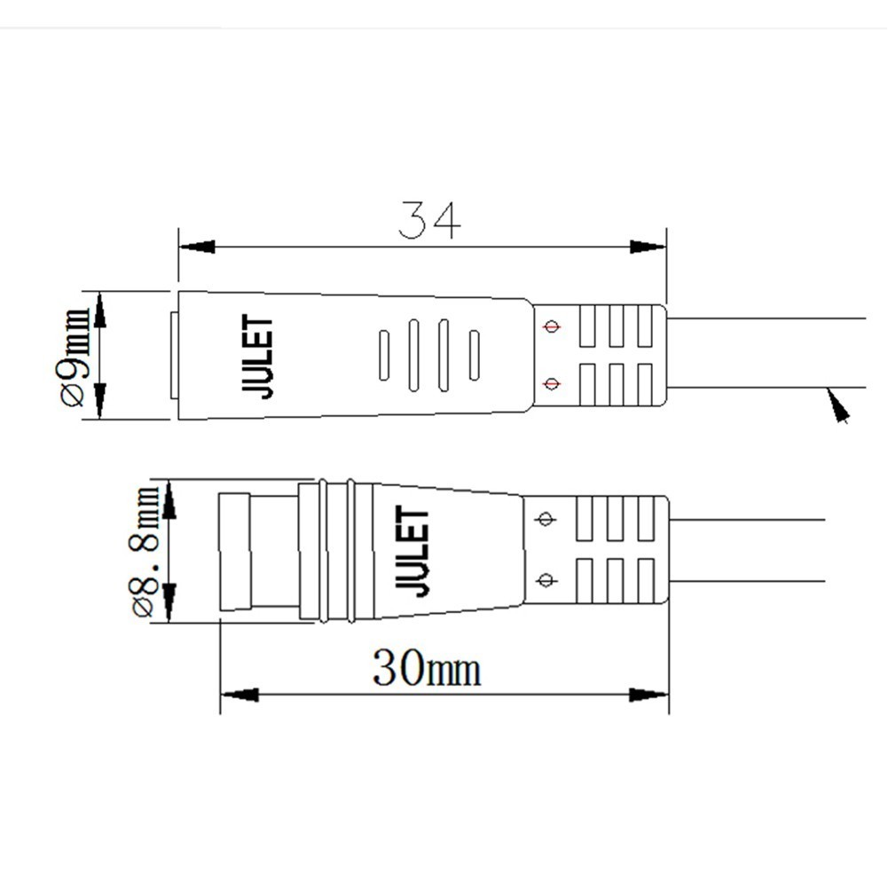 2/3/4/5 Strip Adapter Connector Wire Extension Cable For Bafang Signal Line New