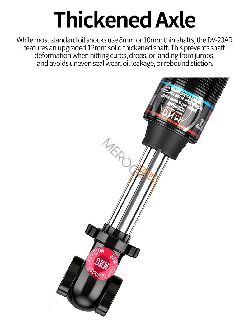 DNM DV-23AR Mountain Bike Biycle Coil Spring Rear Shock 125/150/165/190/200mm
