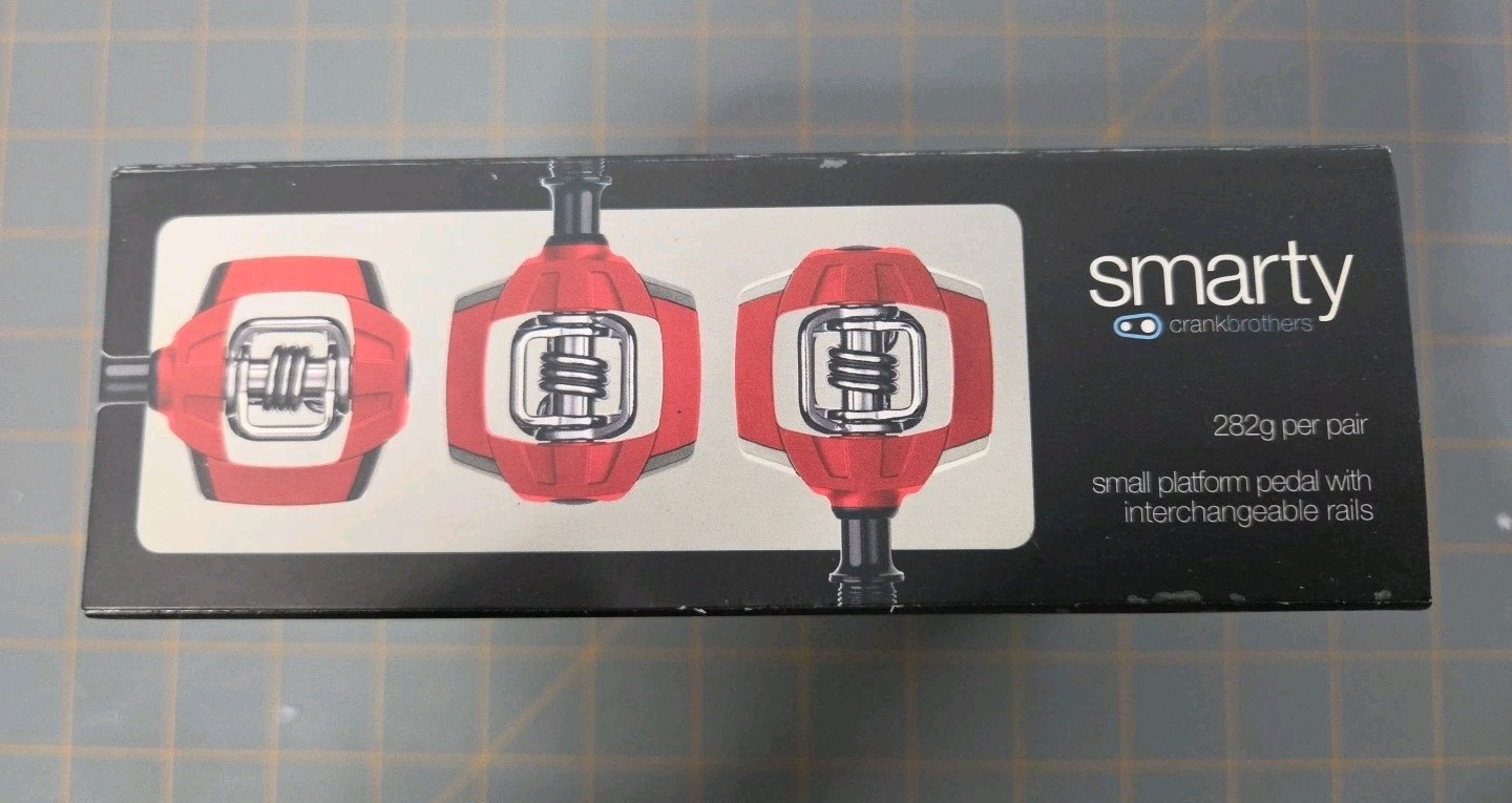 Crankbrothers Smarty Pedals MTB/XC /Road Clipless 4-Sided Entry 9/16″ 292g NIB
