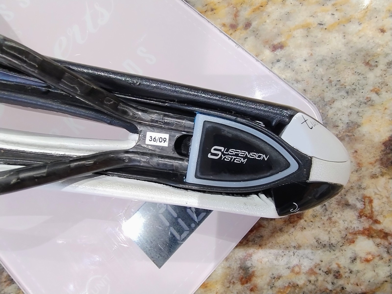 Selle Italia Turbomatic Team Edition Gel Flow bike saddle/seat. Carbon Rails