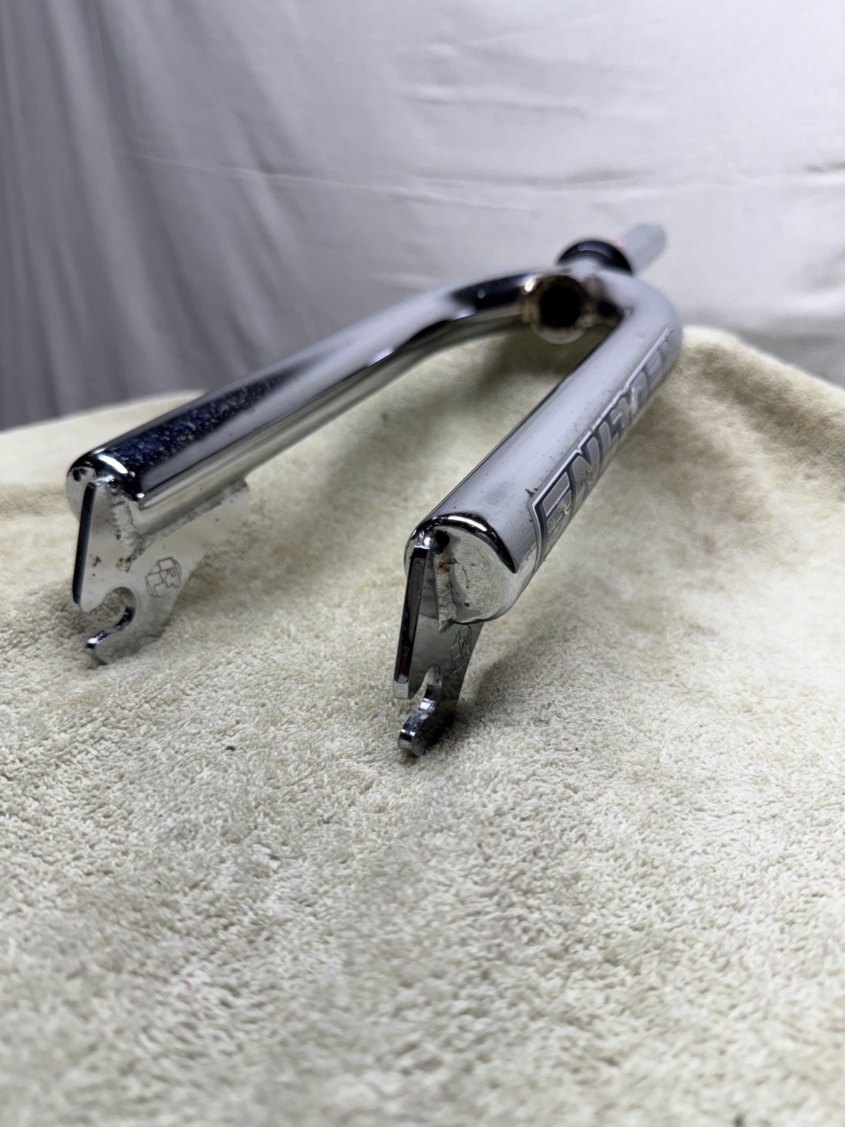 Mid School BMX 2000 Redline 1 1/8in Threadless Forks 20in – Chrome – 8/10 Clean