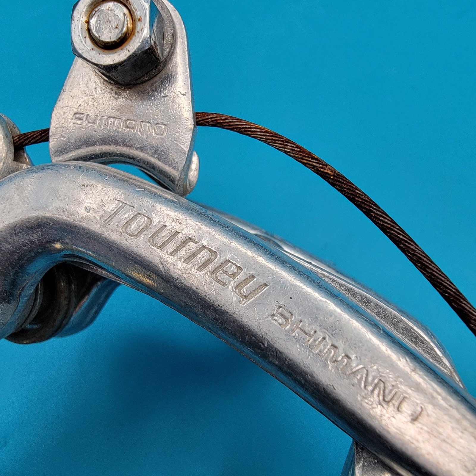 Vintage Shimano Tourney Center Pull Caliper Brake Set Road Bike Rim Brakes e4