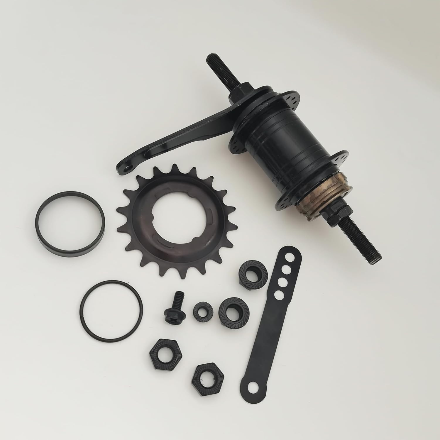 Black Bicycle Coaster Brake Hub/Bike Brake Rear Hub 32/36 Hole Stainless Steel