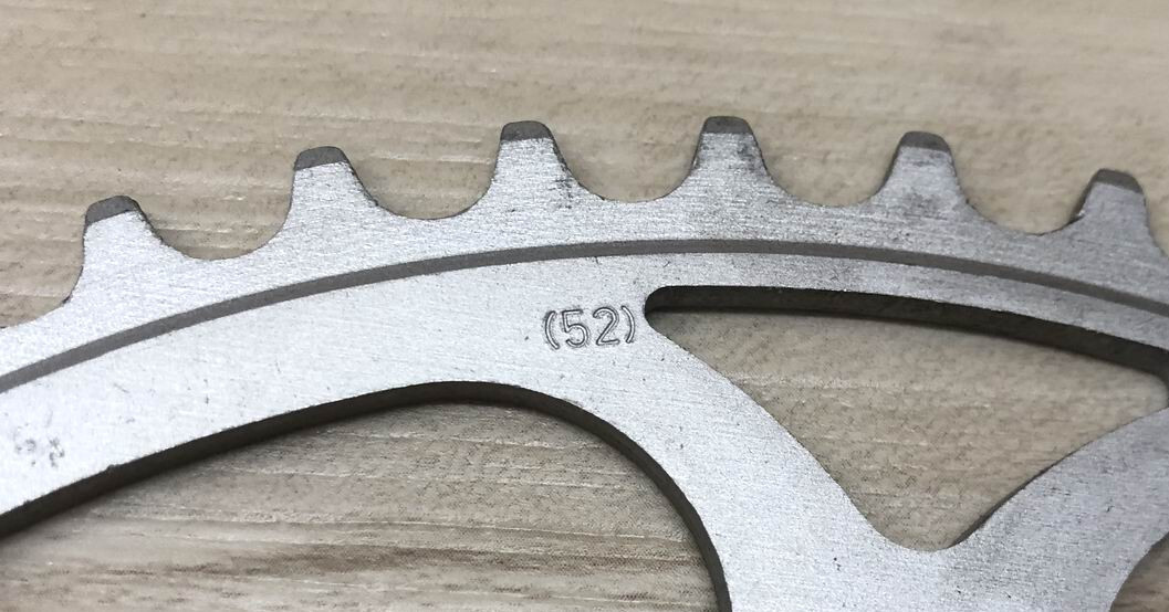 Vintage Aluminum 52 Tooth Road Bike Chain Ring ~ 52T / 130mm BCD