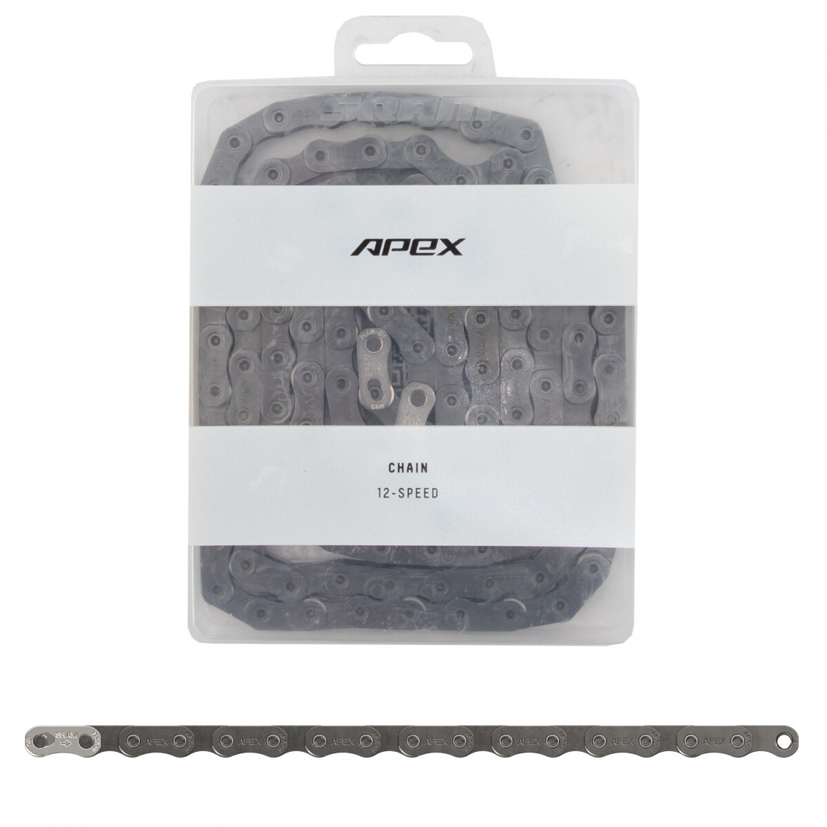 SRAM Apex Flattop Chain – 12-Speed, 120 Links, Gray, D1