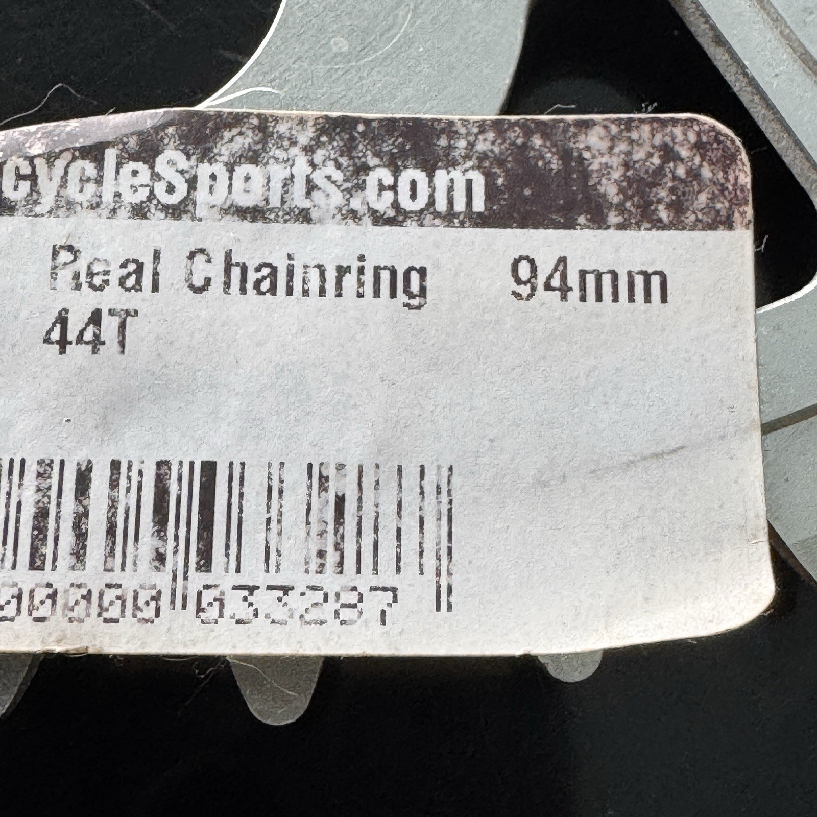 Chainring 44T x 5 Bolt x 94mm W Shifting Ramps & Pin for ATB Cranks Silver