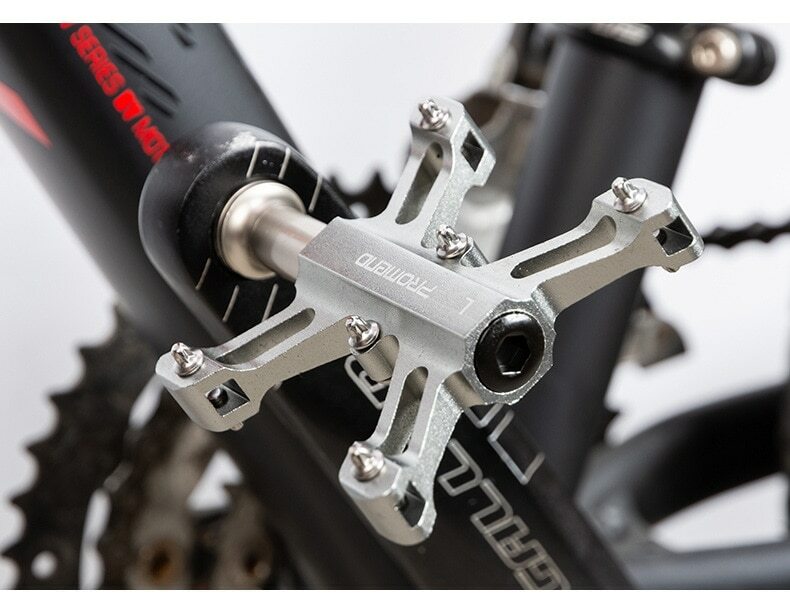 PROMEND Ultralight Mini MTB Road Bike Pedals Folding Bicycle Pedals 3 Bearings