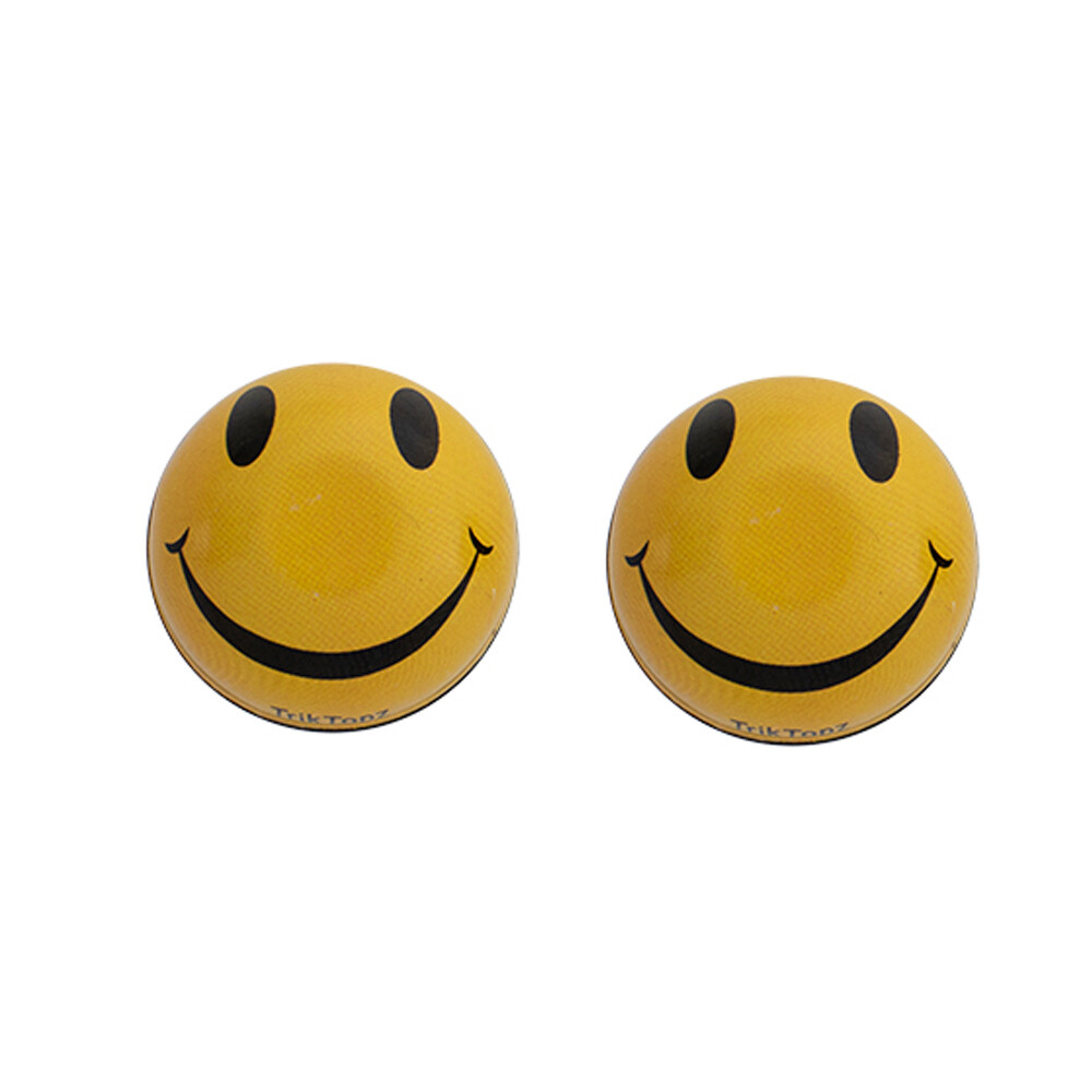PRO+ BICYCLE ROUND SMILEY FACE VALVE STYLE CAPS FOR SCHRADER VALVE