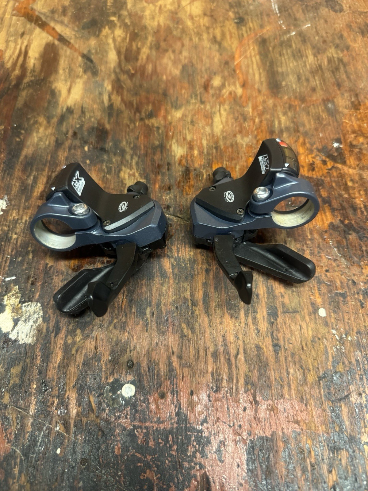 Shimano Deore LX SL-M570 Front & Rear 3×9 Speed Trigger Shifters W Indicators