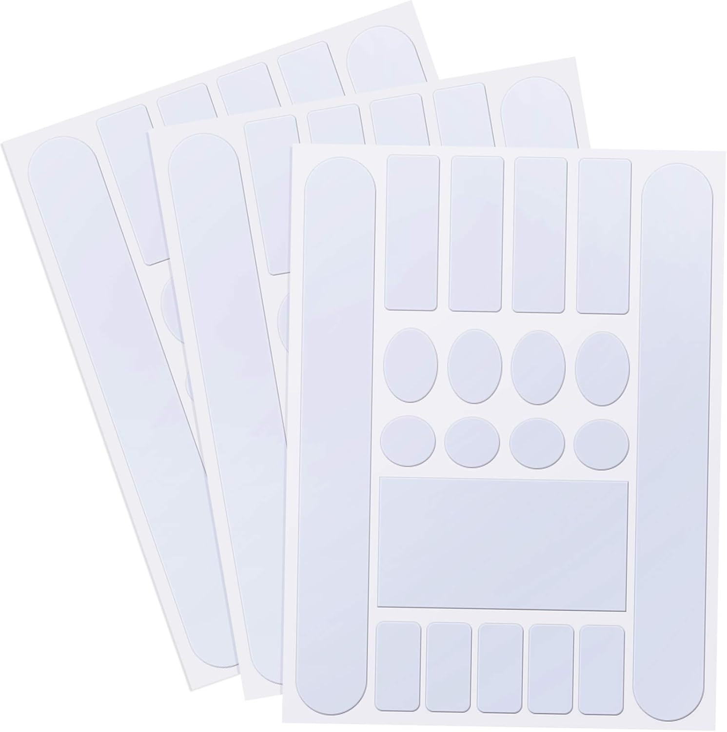 3 Pack Bicycle Chainstay Protector Adhesive Frame Guard Stickers 60 Pcs