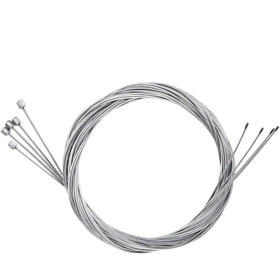 5pcs 2M MTB Bicycle Brake Cable Stainless Steel Gear Shift Inner Wire