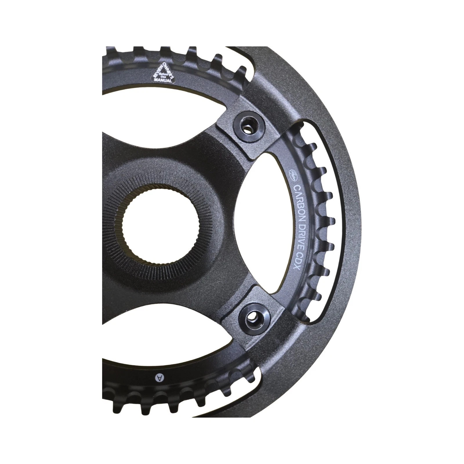 Gates Carbon CDX Drive 42T 4 Bolt Shimano Steps Belt Drive Cog Ring Alloy Black