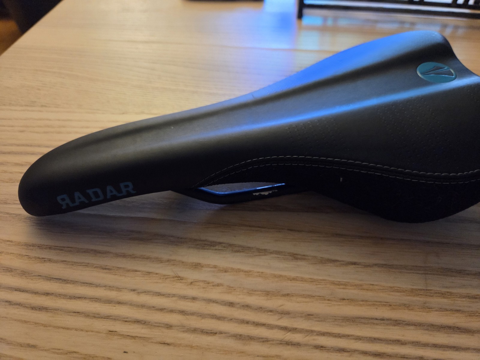 SDG Components Radar Ti Alloy Saddle MTB Titanium Rails Teal