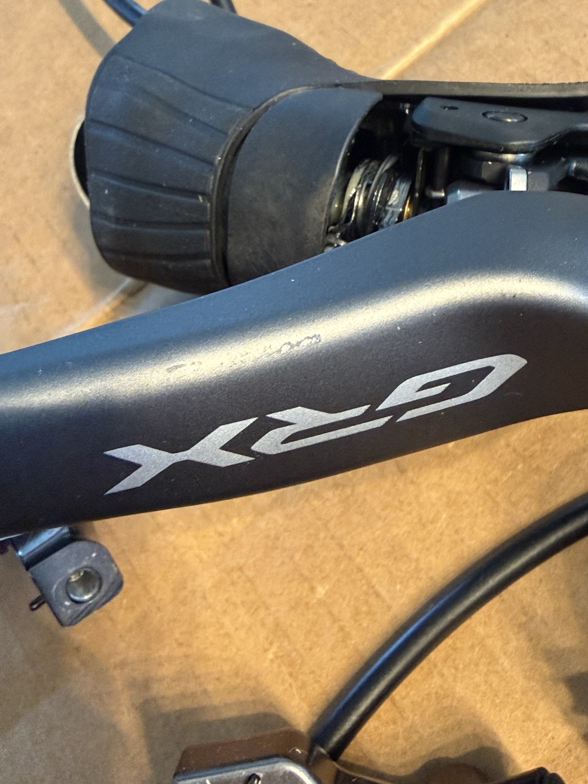Shimano GRX 12-Speed Drop Bar Brake/Shifter Set w/ BR-RX820 Calipers Black 1x