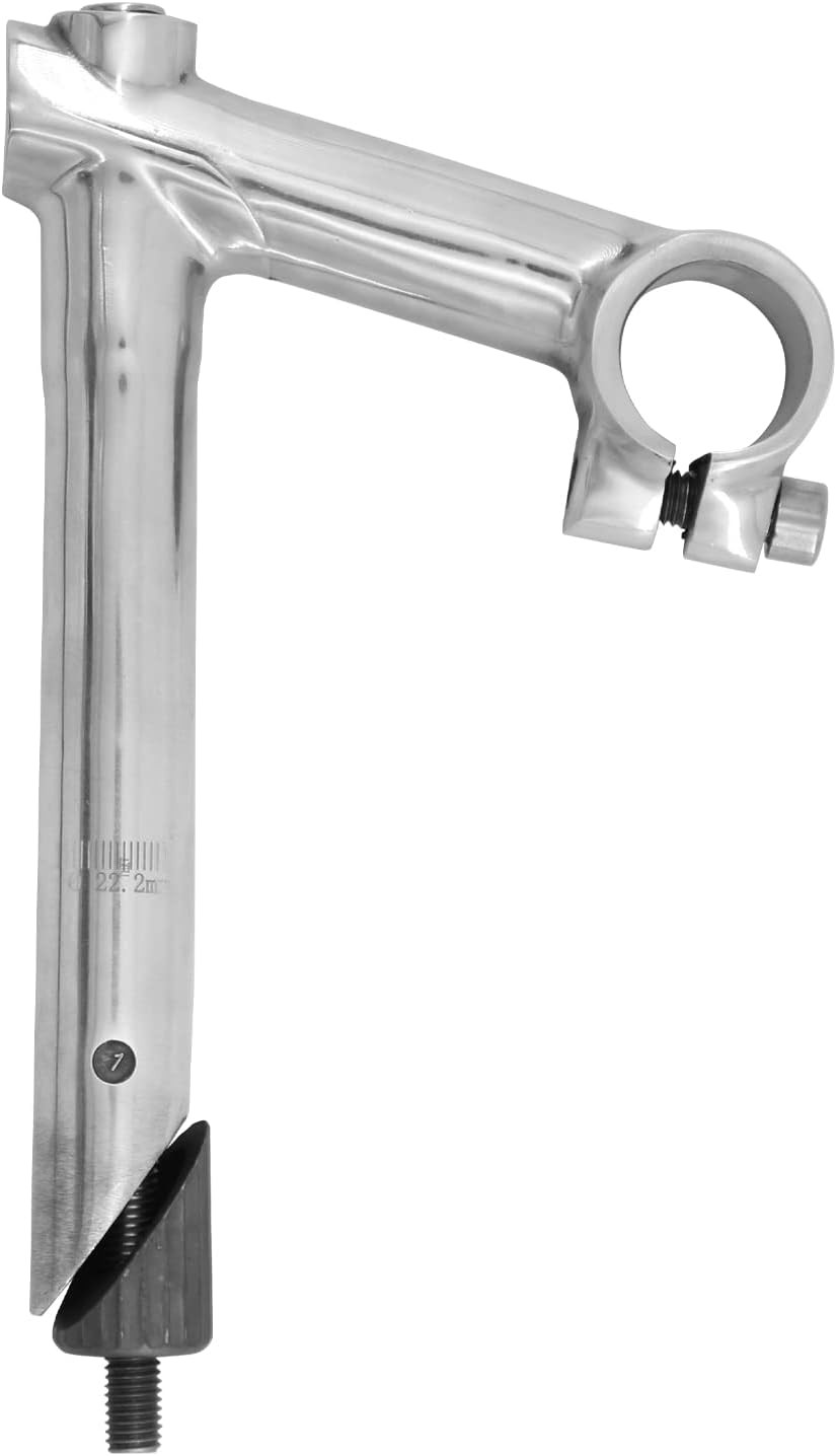 1-Bolt Clamp Alloy Bike Quill Stem, Bicycle Handlebar Stem Riser Bracket 25.4Mm
