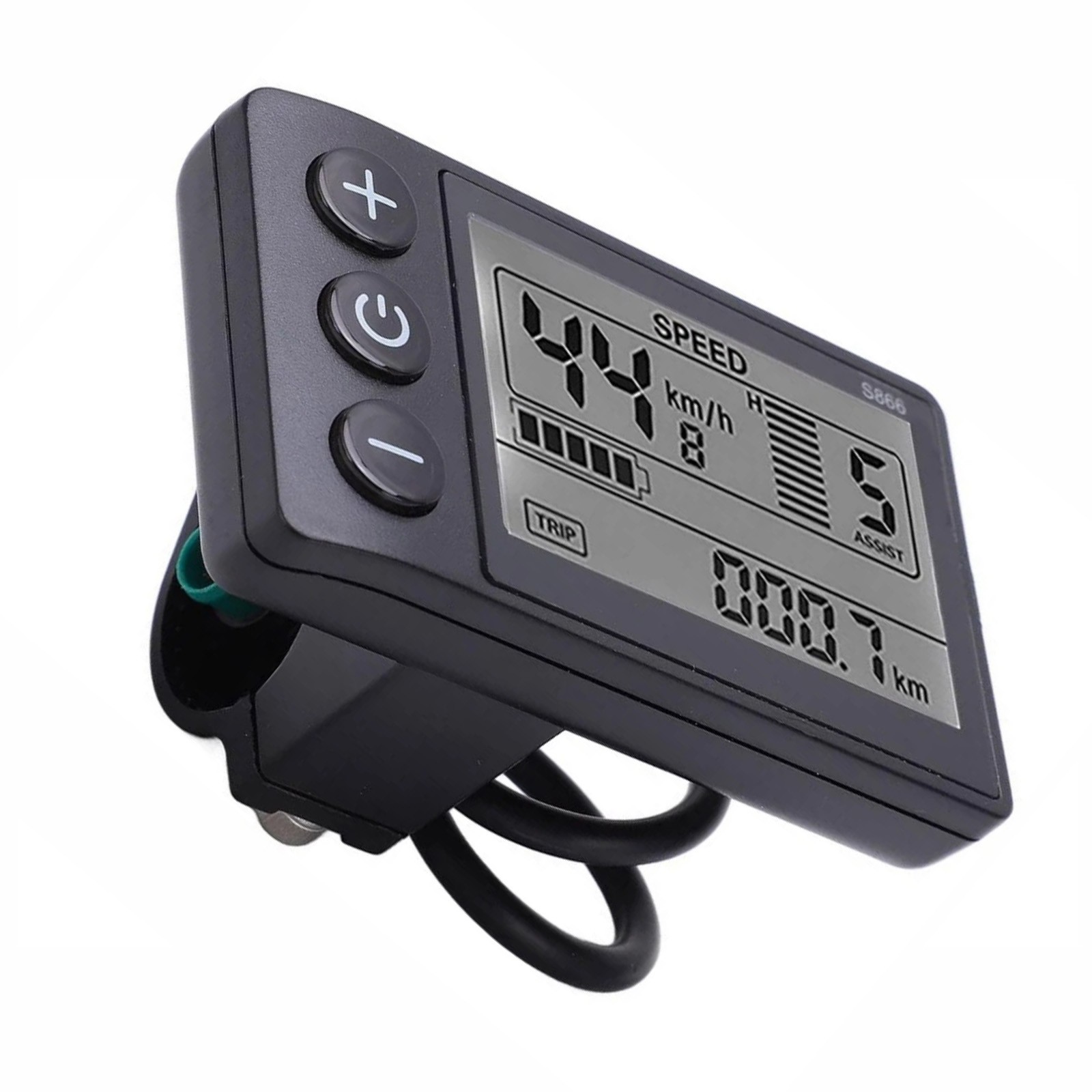 Universal S866 Cycling LCD Display Screen for Electric Bike Scooter Handlebars