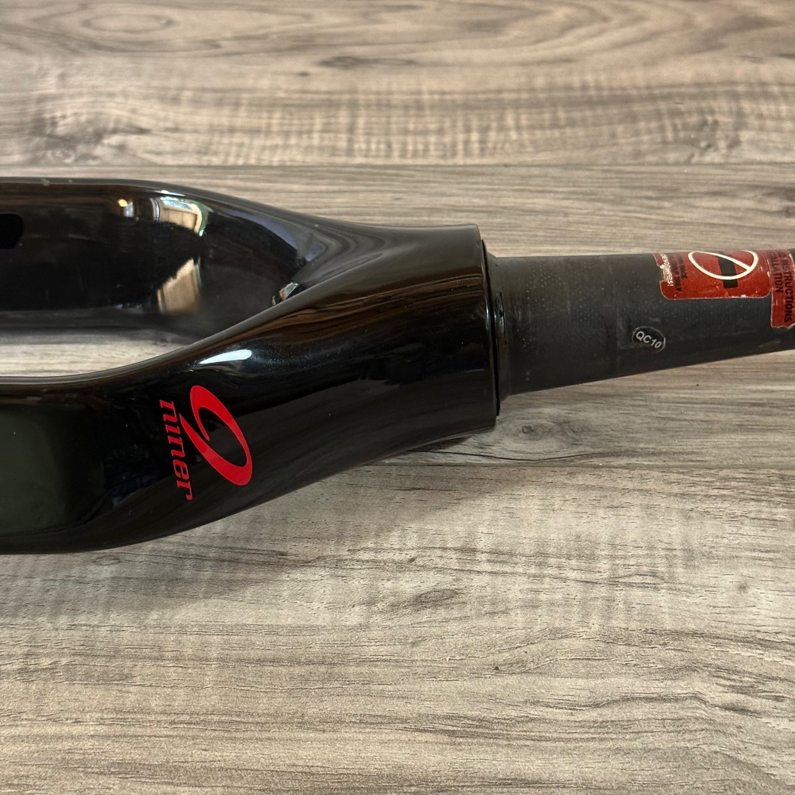 Niner RDO 29er Carbon Fork Taper Gloss Black 188mm Steerer 15mm x 100mm Disc