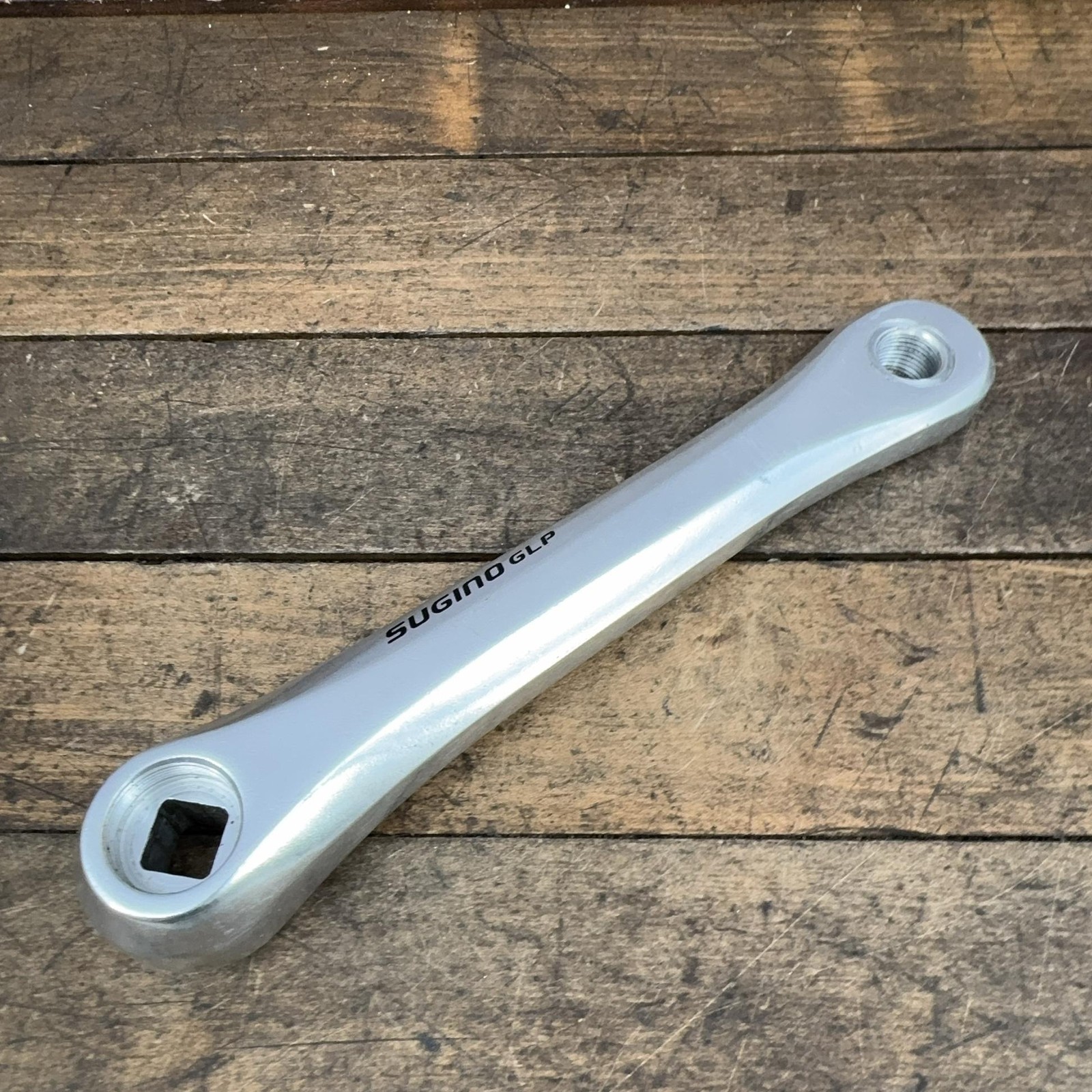 Vintage Sugino GLP Crank Arm LEFT 170mm Square Taper Road Silver Alloy Japan