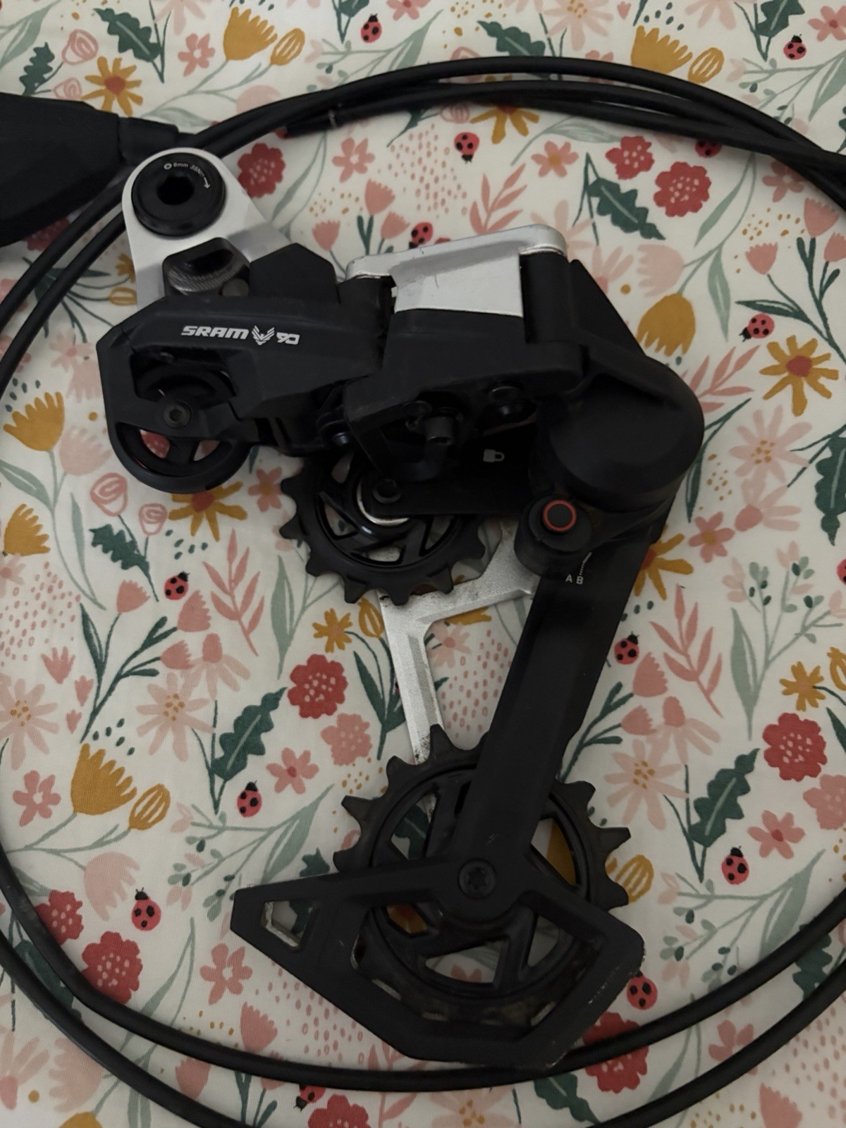 SRAM Eagle 90 T-Type Rear Derailleur And Shifter – 12-Speed, Long Cage, 52t Max