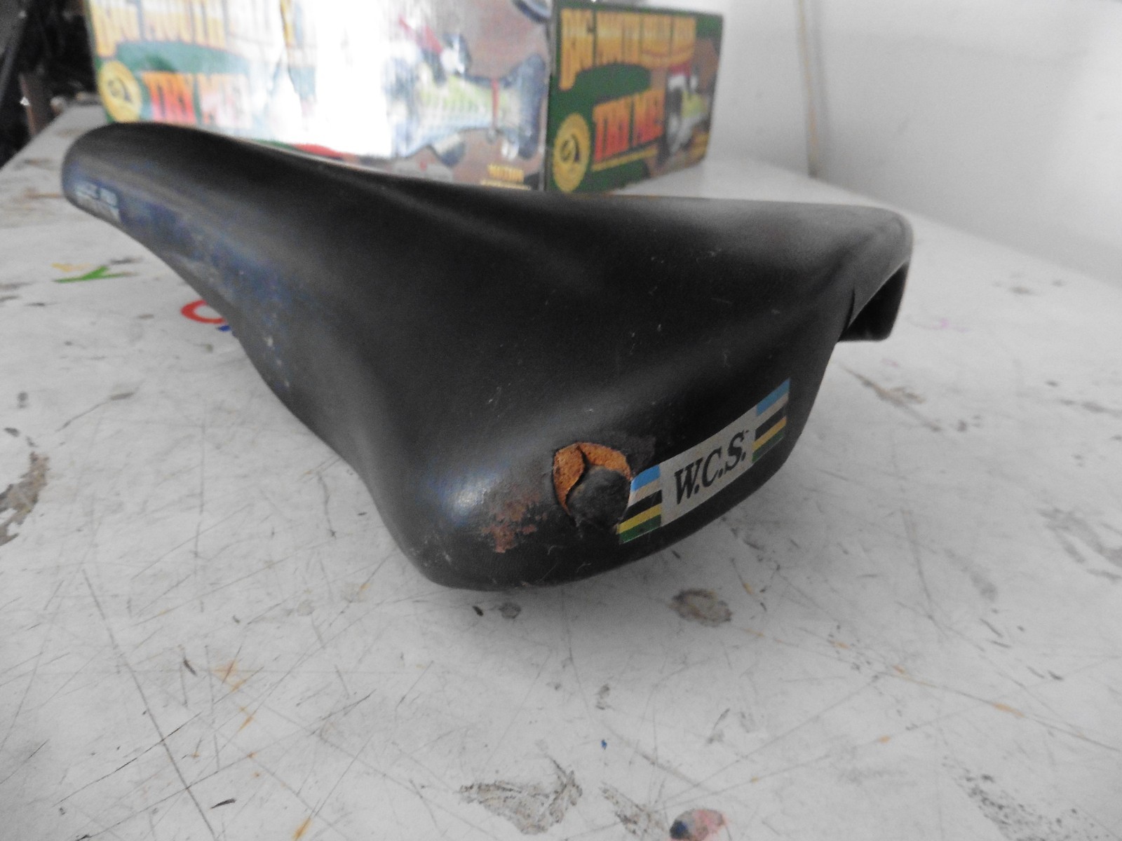 Vintage Ritchey Logic Saddle By Sella Bassano Titanium Seat Leather MTB Team
