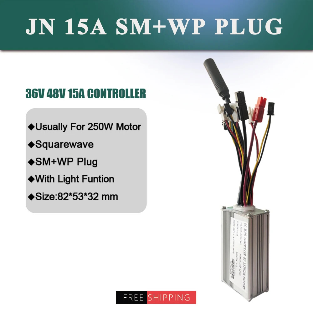 36V 48V 250W 350W 500W 750W 1000W 1500W Ebike Controller with SM WP Connector Us