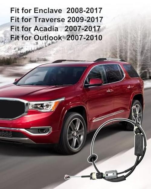 Automatic Transmission Gear Shifter Cable Fit for Chevy Traverse 2009-2017,