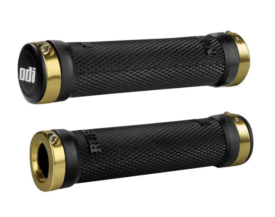 ODI RUFFIAN LOCK-ON MOUNTAIN BIKE GRIPS 130MM MTB NEW MULTICOLOR