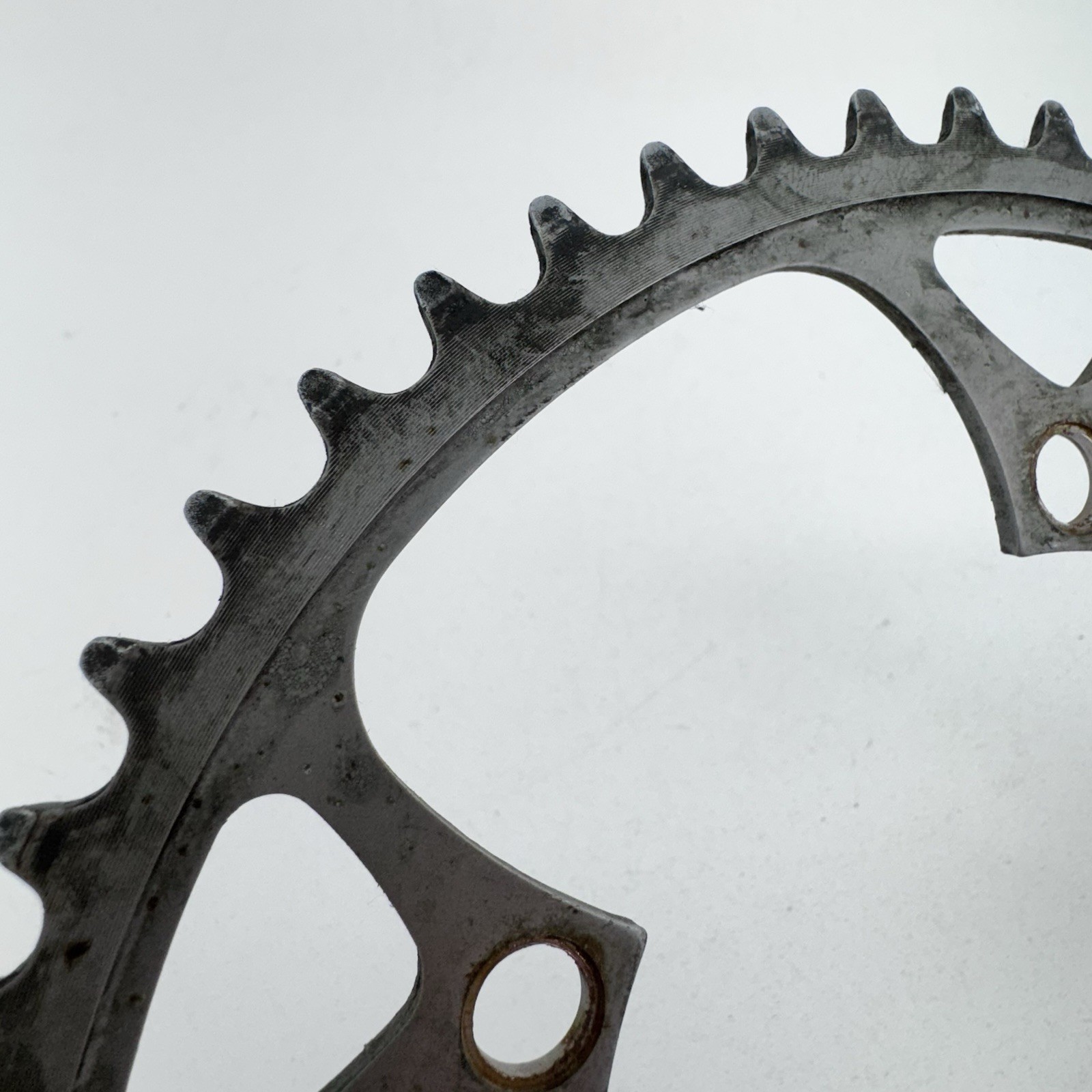 Vintage Shimano Biopace 52t Chainring 600 52 Tooth 130 BCD Silver Oval 80s A22