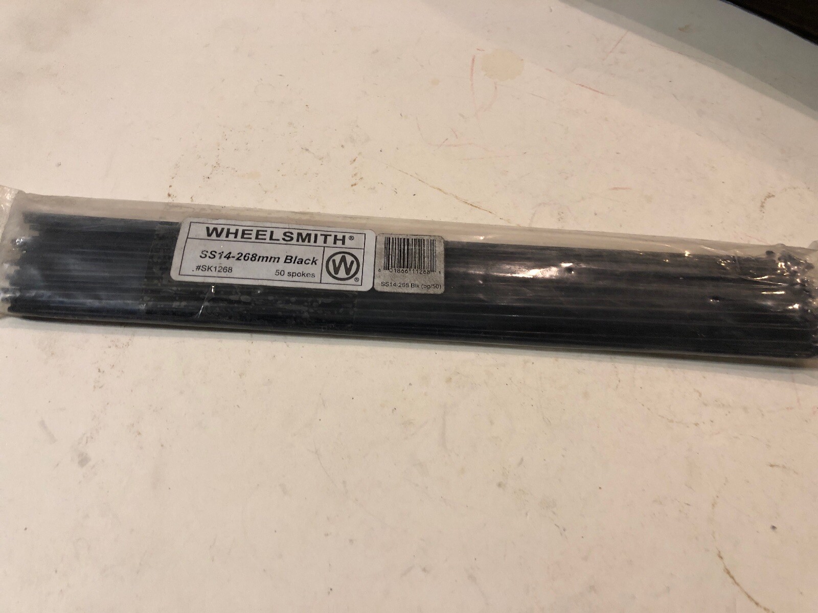 Wheelsmith SS 14-268 mm Black Spokes