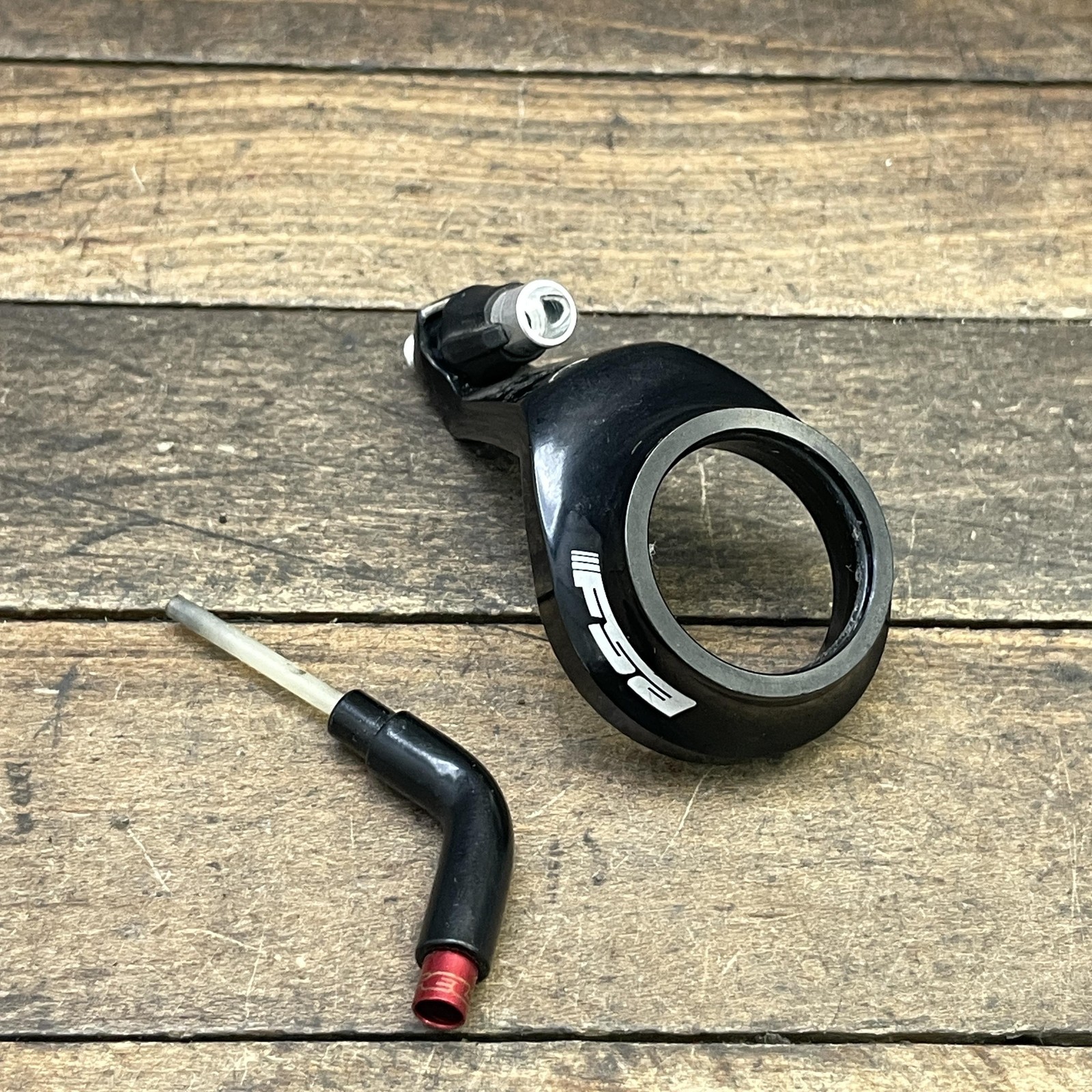 FSA V-Brake Cable Hanger Noodle Front Linear Pull Black 28.6mm 40mm MTB Bike