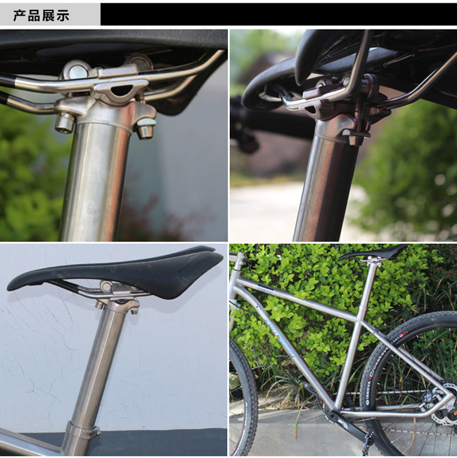 27.2/30.9/31.6 mm MTB Road Bicycle Bike Titanium Seatpost 350/400mm Ti Seat Tube