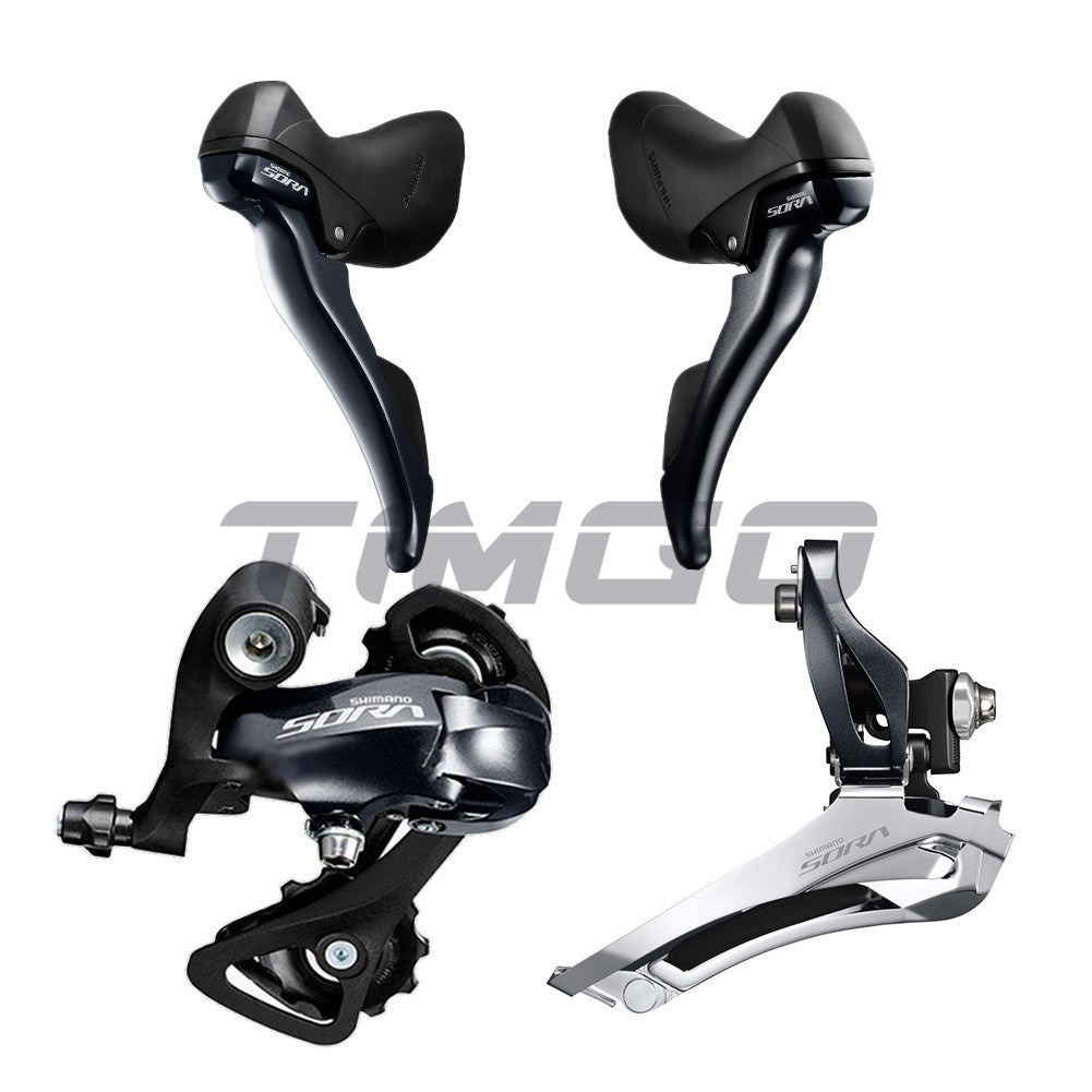 Shimano Sora R3000 2×9 Speed Crankset Groupset DerailleurST-R3000 HG400-9 RS501