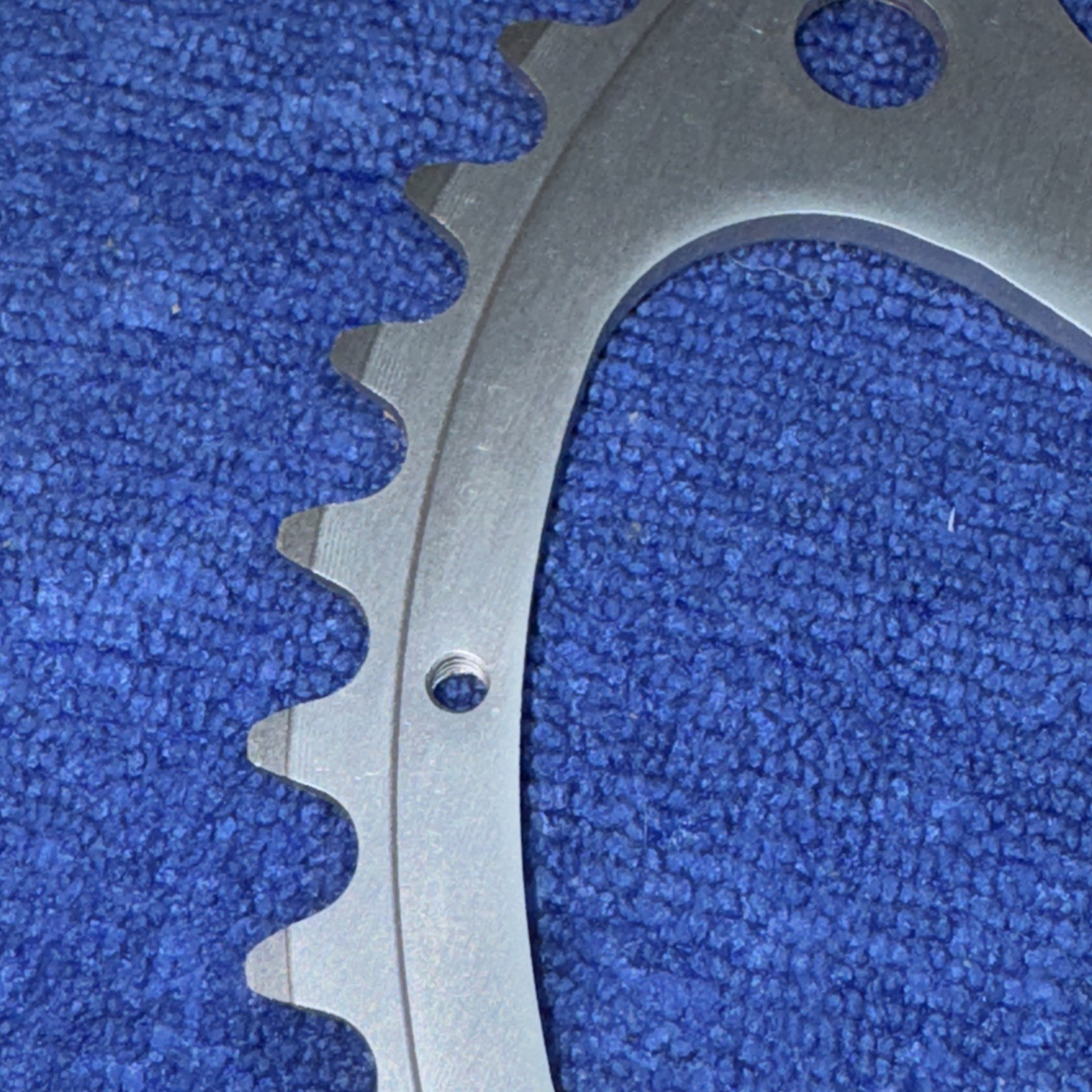 VNTG STRONGLIGHT ALY CHAINRING 86 BCD X 48T SIL FOR MODELS 80.99,100 NEW W/O PKG