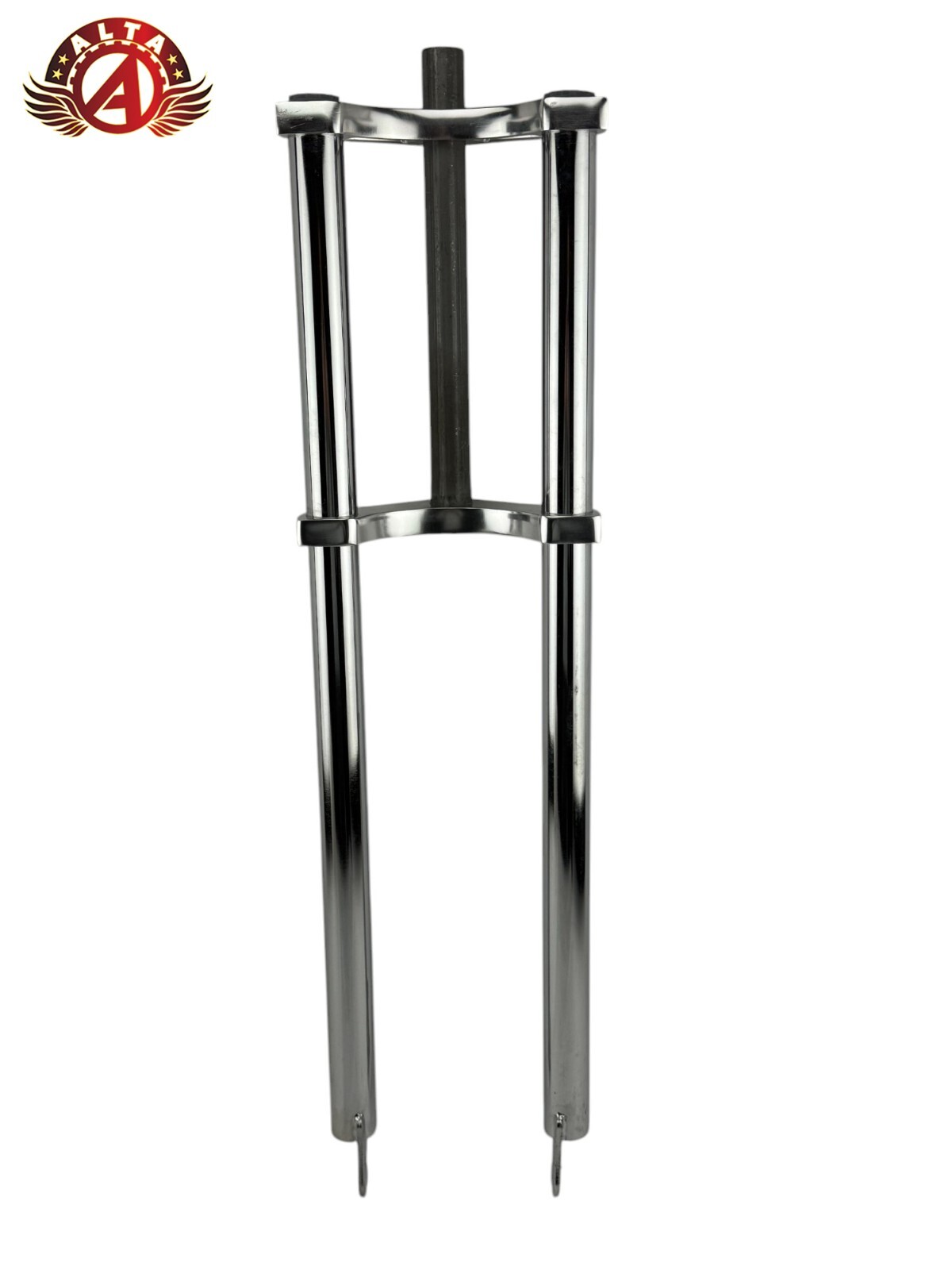ALTA Triple Tree Fat Bike, 1-1/8″ (28.6mm) Aluminum Crown Disk Brake Fork CHROME