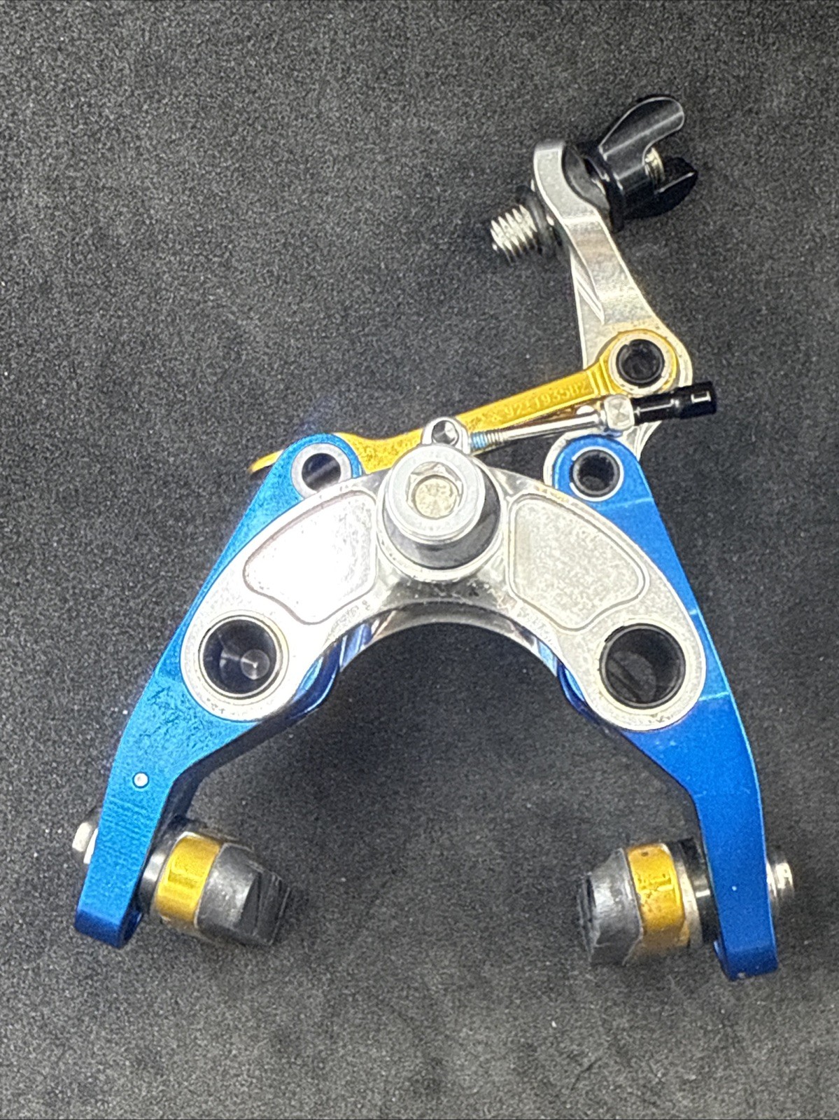 Cane Creek eeBrakes LIMITED EDITION ~ Blue Gold Silver ~ Rim Brakes Center Mount