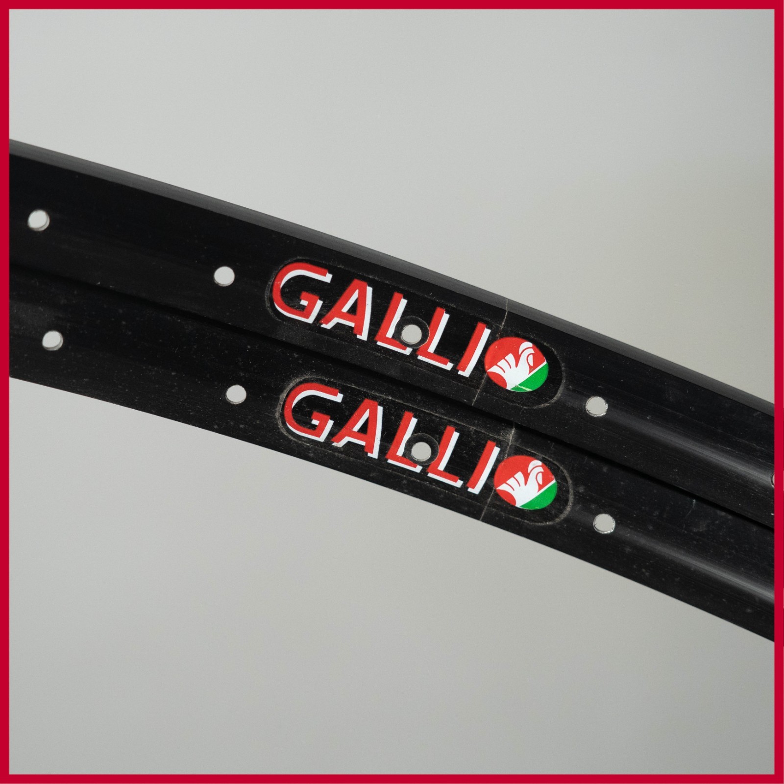 NOS PAIR GALLI BLACK MTB 26″ 36h HOLES CLINCHER RIMS VINTAGE MOUNTAIN BIKE