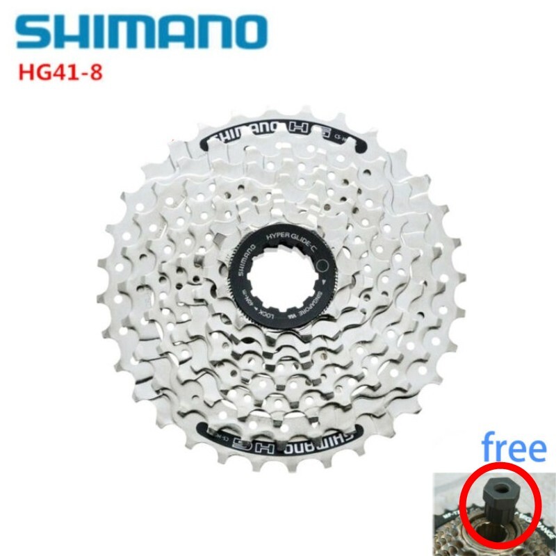 Shimano Alivio CS-HG41 8 Speed 11-32T Cassette Bike Bicycle MTB Sparts Silver