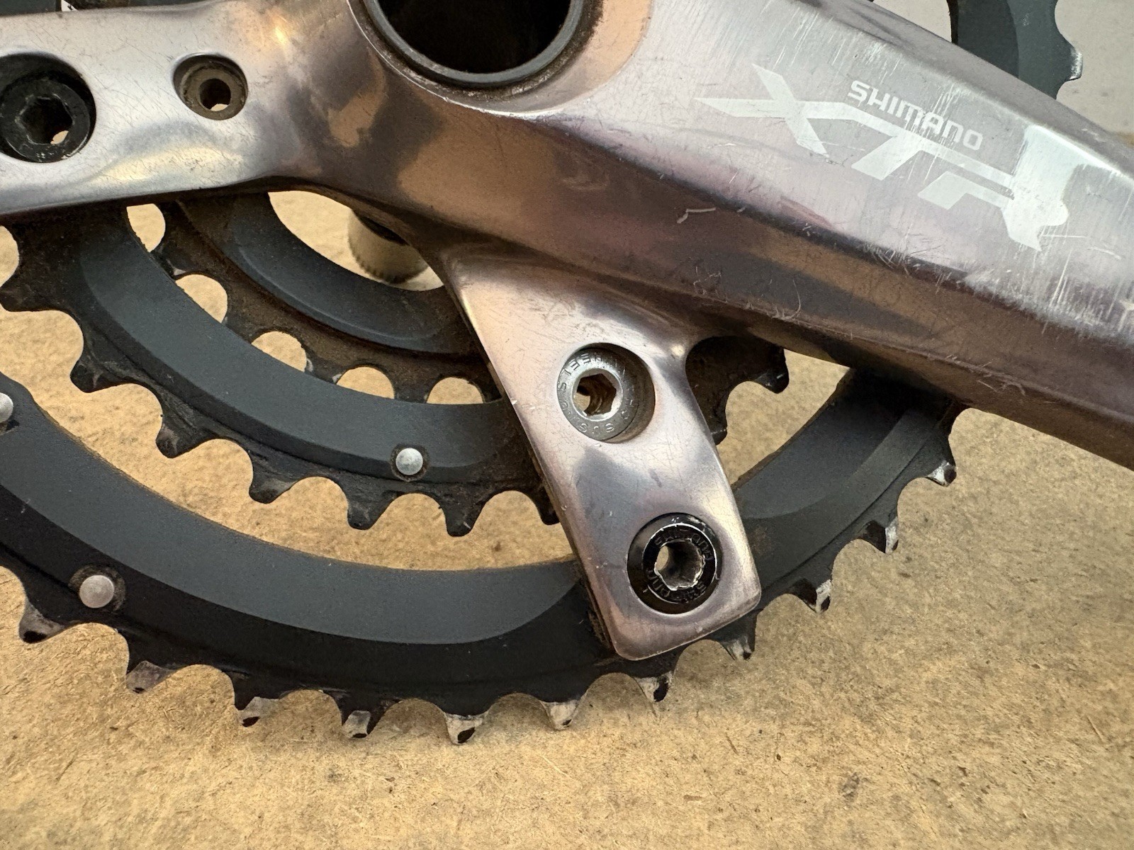 Shimano XTR FC-M960 Hollowtech 170mm Triple 44/32/24 Crankset Crank Arms