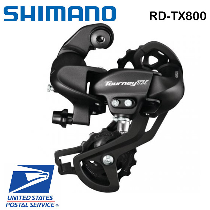 Shimano Tourney RD TX800 7 8 Speed Mountain Bike Rear Derailleur RD-TX800 Black