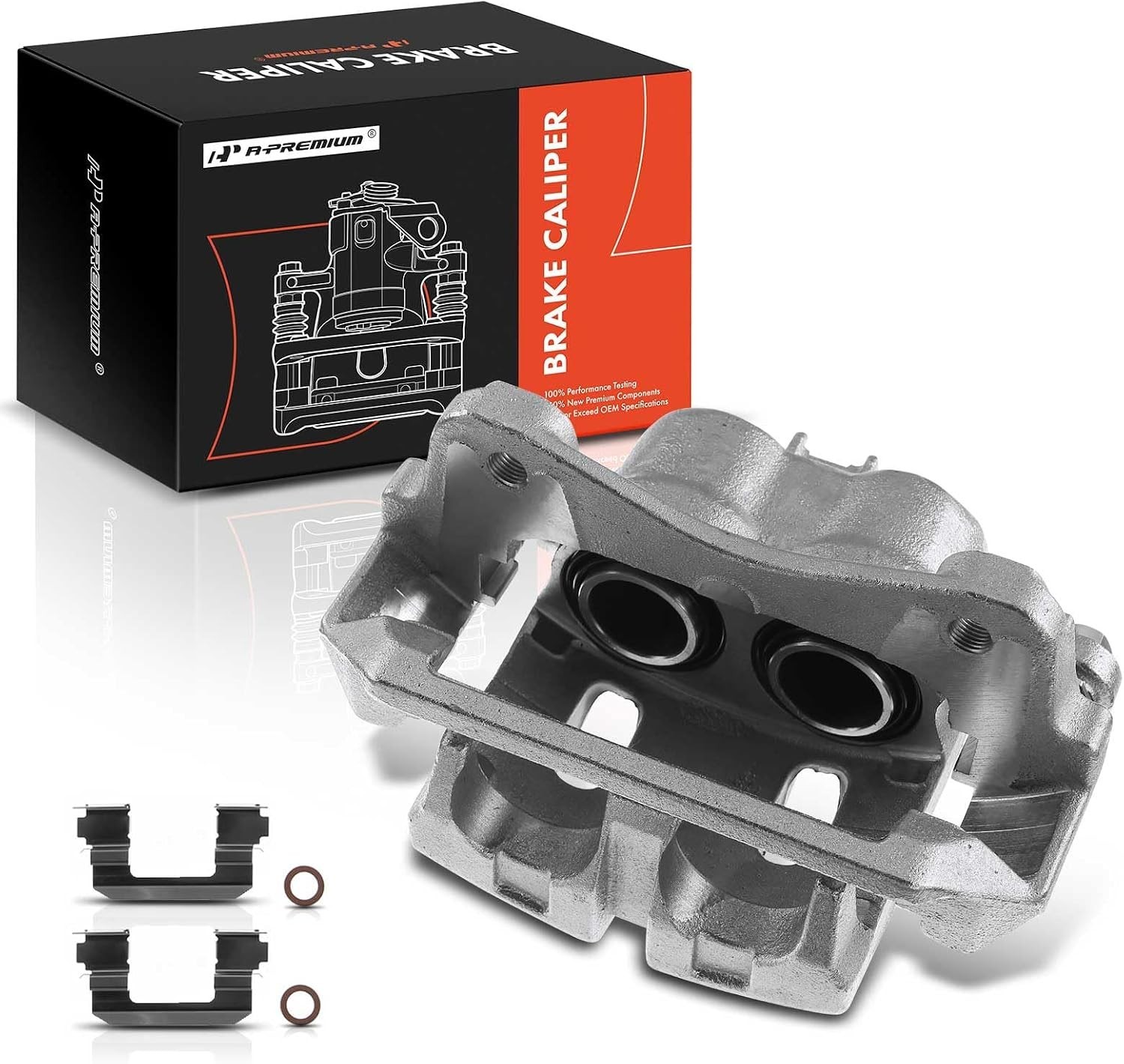 Disc Brake Caliper Assembly with Bracket Compatible with Acura and Honda Models